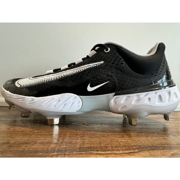 Nike Other - Nike Alpha Huarache Elite 4 Low Black-White Men's Metal Baseball Cleats